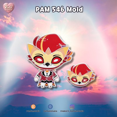 Demon Hotel & Demon Boss Mold / PAM 544, 545, 546 / Painting Anime Mold / Silicone