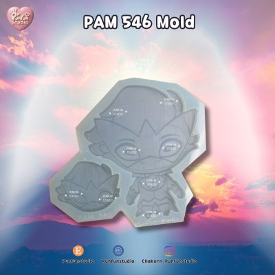 Demon Hotel & Demon Boss Mold / PAM 544, 545, 546 / Painting Anime Mold / Silicone