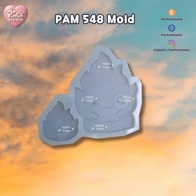 PAM 547-548 Mold / Chinese Dragon, Fire Monster / Painting Anime Mold / Silicone Mold