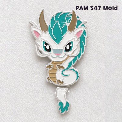 PAM 547-548 Mold / Chinese Dragon, Fire Monster / Painting Anime Mold / Silicone Mold