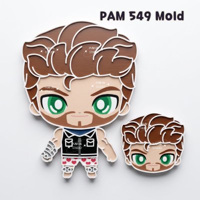 PAM 549-551 Mold / Dungeon Crawler / Painting Anime Mold / Silicone Mold