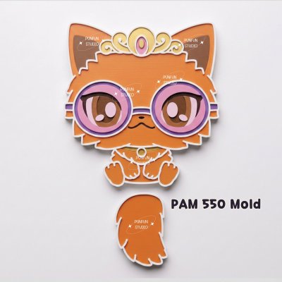 PAM 549-551 Mold / Dungeon Crawler / Painting Anime Mold / Silicone Mold