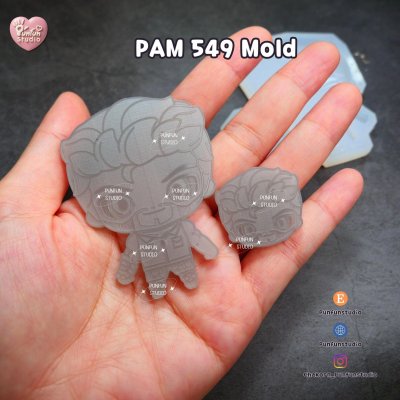 PAM 549-551 Mold / Dungeon Crawler / Painting Anime Mold / Silicone Mold
