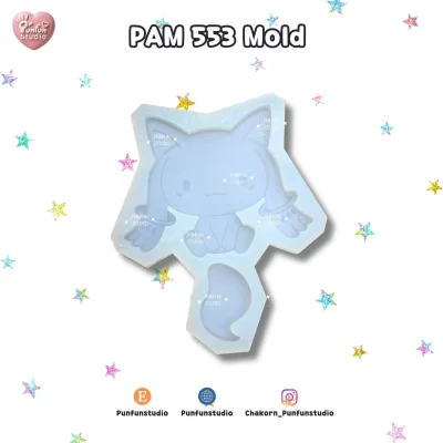 PAM 553, 554 / Mado Magic / Painting Anime Mold / Silicone Mold