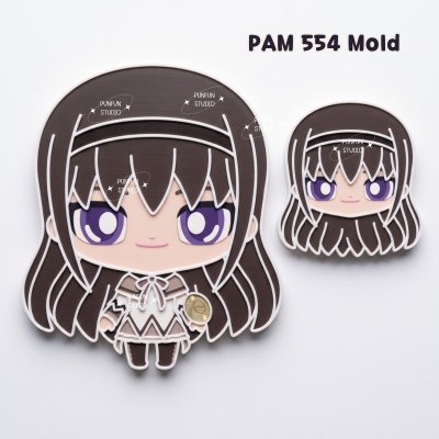 PAM 553, 554 / Mado Magic / Painting Anime Mold / Silicone Mold