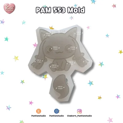 PAM 553, 554 / Mado Magic / Painting Anime Mold / Silicone Mold