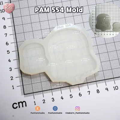 PAM 553, 554 / Mado Magic / Painting Anime Mold / Silicone Mold