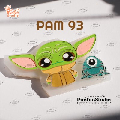 PAM 91-98 Star Hunter Mold / 8 Molds / Painting Anime Mold / Silicone Mold