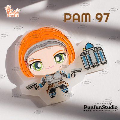 PAM 91-98 Star Hunter Mold / 8 Molds / Painting Anime Mold / Silicone Mold