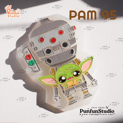PAM 91-98 Star Hunter Mold / 8 Molds / Painting Anime Mold / Silicone Mold