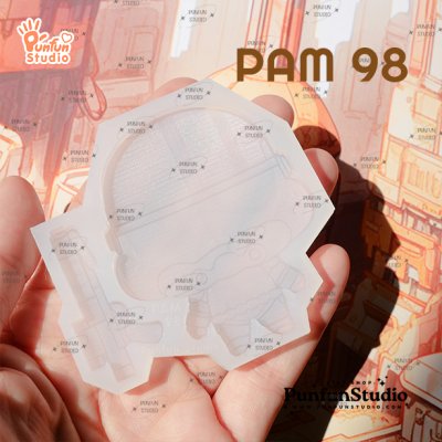 PAM 91-98 Star Hunter Mold / 8 Molds / Painting Anime Mold / Silicone Mold