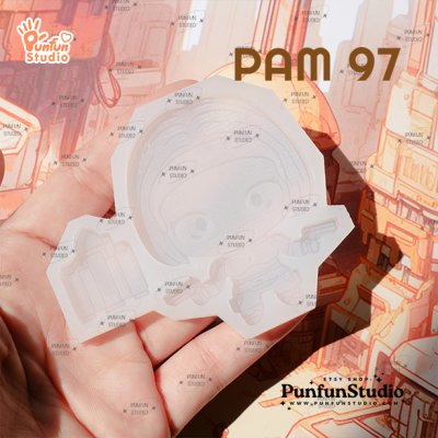 PAM 91-98 Star Hunter Mold / 8 Molds / Painting Anime Mold / Silicone Mold