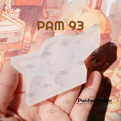 PAM 91-98 Star Hunter Mold / 8 Molds / Painting Anime Mold / Silicone Mold