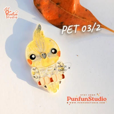 PET 03+3 Cockatiel Mold Set / PET 03, 03/2, 03/3 03/4 / Set 4 Molds / Pet Mold / Parrot Mold / Silicone Mold