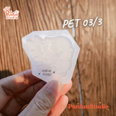 PET 03+3 Cockatiel Mold Set / PET 03, 03/2, 03/3 03/4 / Set 4 Molds / Pet Mold / Parrot Mold / Silicone Mold