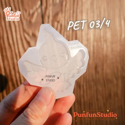 PET 03+3 Cockatiel Mold Set / PET 03, 03/2, 03/3 03/4 / Set 4 Molds / Pet Mold / Parrot Mold / Silicone Mold