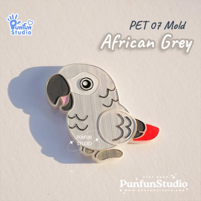 PET 01, 02, 03, 04, 05, 06, 07, 08, 09, 10 Parrot Mold / Parrot Mold / Silicone Mold