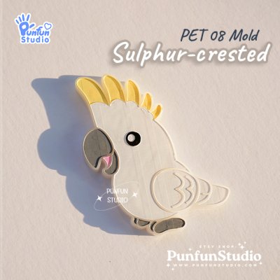 PET 01, 02, 03, 04, 05, 06, 07, 08, 09, 10 Parrot Mold / Parrot Mold / Silicone Mold