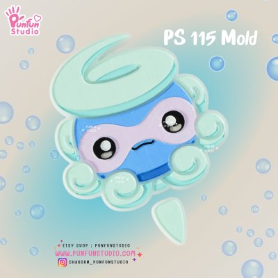 PS 112-115 Castfo Mold Set / 4 Molds / Pokemold / Silicone Mold