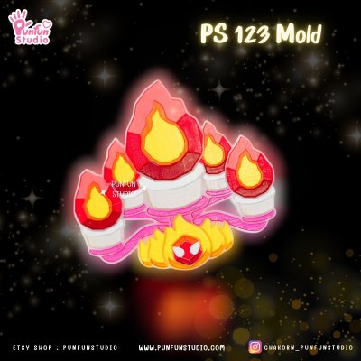 PS 121-129 Mold Set / Terastal / Pokemold / Silicone Mold