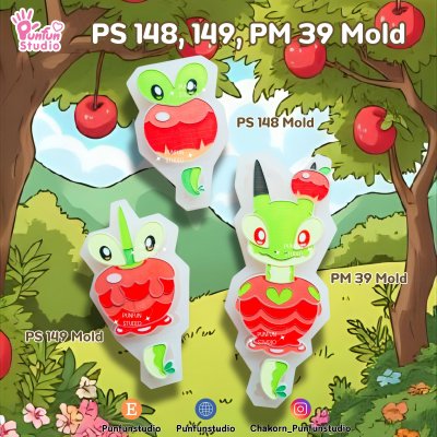 PS 148, 149, PM 39 Mold / Pokemold / Silicone Mold / Epoxy Resin / Food
