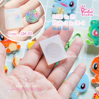 PS 18 to 21, Ps 18-2 to 21-2 Mold / Pokemold / Silicone Mold