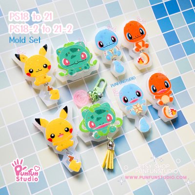 PS 18 to 21, Ps 18-2 to 21-2 Mold / Pokemold / Silicone Mold