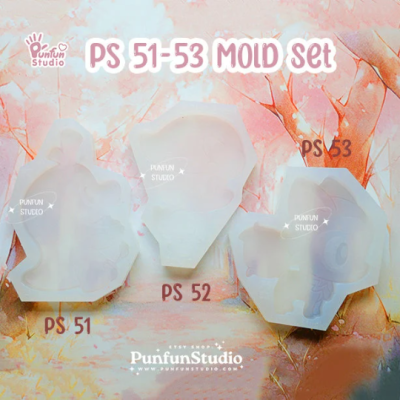 PS 51-53 Mold Set / Fueco, Quax, Sprigat Mold / 3 molds / Pokemold / Silicone Mold