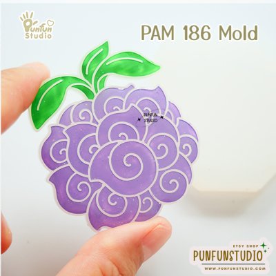 PAM 179-190 Devil Fruit Mold Set / Pirate Mold / Painting Anime Mold / Silicone Mold
