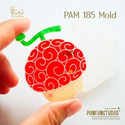 PAM 179-190 Devil Fruit Mold Set / Pirate Mold / Painting Anime Mold / Silicone Mold