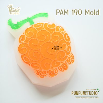 PAM 179-190 Devil Fruit Mold Set / Pirate Mold / Painting Anime Mold / Silicone Mold