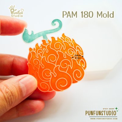 PAM 179-190 Devil Fruit Mold Set / Pirate Mold / Painting Anime Mold / Silicone Mold