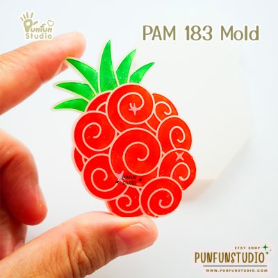 PAM 179-190 Devil Fruit Mold Set / Pirate Mold / Painting Anime Mold / Silicone Mold