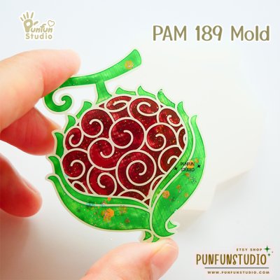 PAM 179-190 Devil Fruit Mold Set / Pirate Mold / Painting Anime Mold / Silicone Mold