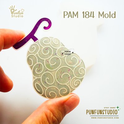 PAM 179-190 Devil Fruit Mold Set / Pirate Mold / Painting Anime Mold / Silicone Mold