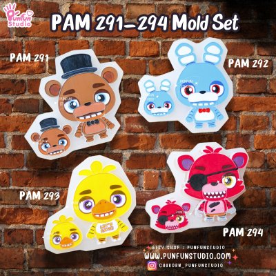 PAM 291-294 Five Nights at Freddy's Mold