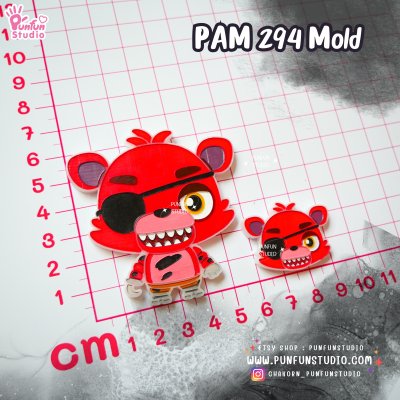 Foxy the pirate fox Mold