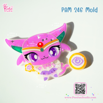 PAM 241 - 249 Sailor Eev Evo Mold  / 9 Molds / Painting Anime Mold / Silicone Mold