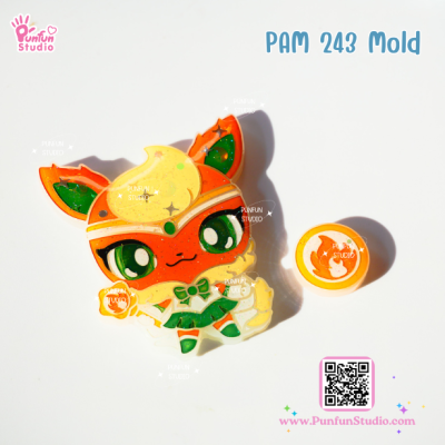 PAM 241 - 249 Sailor Eev Evo Mold  / 9 Molds / Painting Anime Mold / Silicone Mold