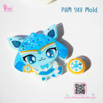 PAM 241 - 249 Sailor Eev Evo Mold  / 9 Molds / Painting Anime Mold / Silicone Mold