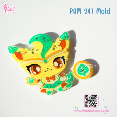 PAM 241 - 249 Sailor Eev Evo Mold  / 9 Molds / Painting Anime Mold / Silicone Mold