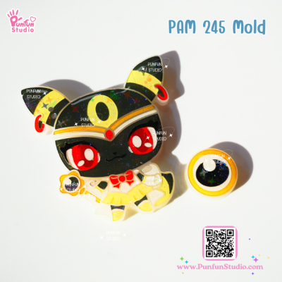 PAM 241 - 249 Sailor Eev Evo Mold  / 9 Molds / Painting Anime Mold / Silicone Mold