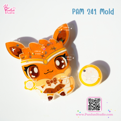 PAM 241 - 249 Sailor Eev Evo Mold  / 9 Molds / Painting Anime Mold / Silicone Mold