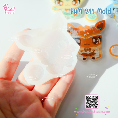 PAM 241 - 249 Sailor Eev Evo Mold  / 9 Molds / Painting Anime Mold / Silicone Mold