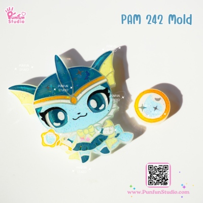 PAM 241 - 249 Sailor Eev Evo Mold  / 9 Molds / Painting Anime Mold / Silicone Mold