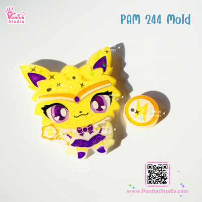 PAM 241 - 249 Sailor Eev Evo Mold  / 9 Molds / Painting Anime Mold / Silicone Mold