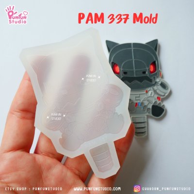 Digimold PAM 312, 313, 314, 315, 316, 337 / Painting Anime Mold / Silicone Mold
