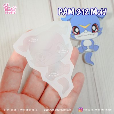 Digimold PAM 312, 313, 314, 315, 316, 337 / Painting Anime Mold / Silicone Mold