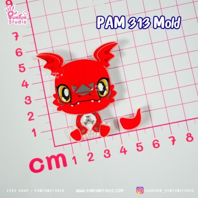 Digimold PAM 312, 313, 314, 315, 316, 337 / Painting Anime Mold / Silicone Mold