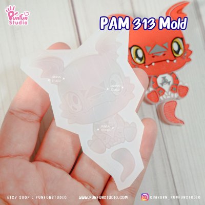 Digimold PAM 312, 313, 314, 315, 316, 337 / Painting Anime Mold / Silicone Mold